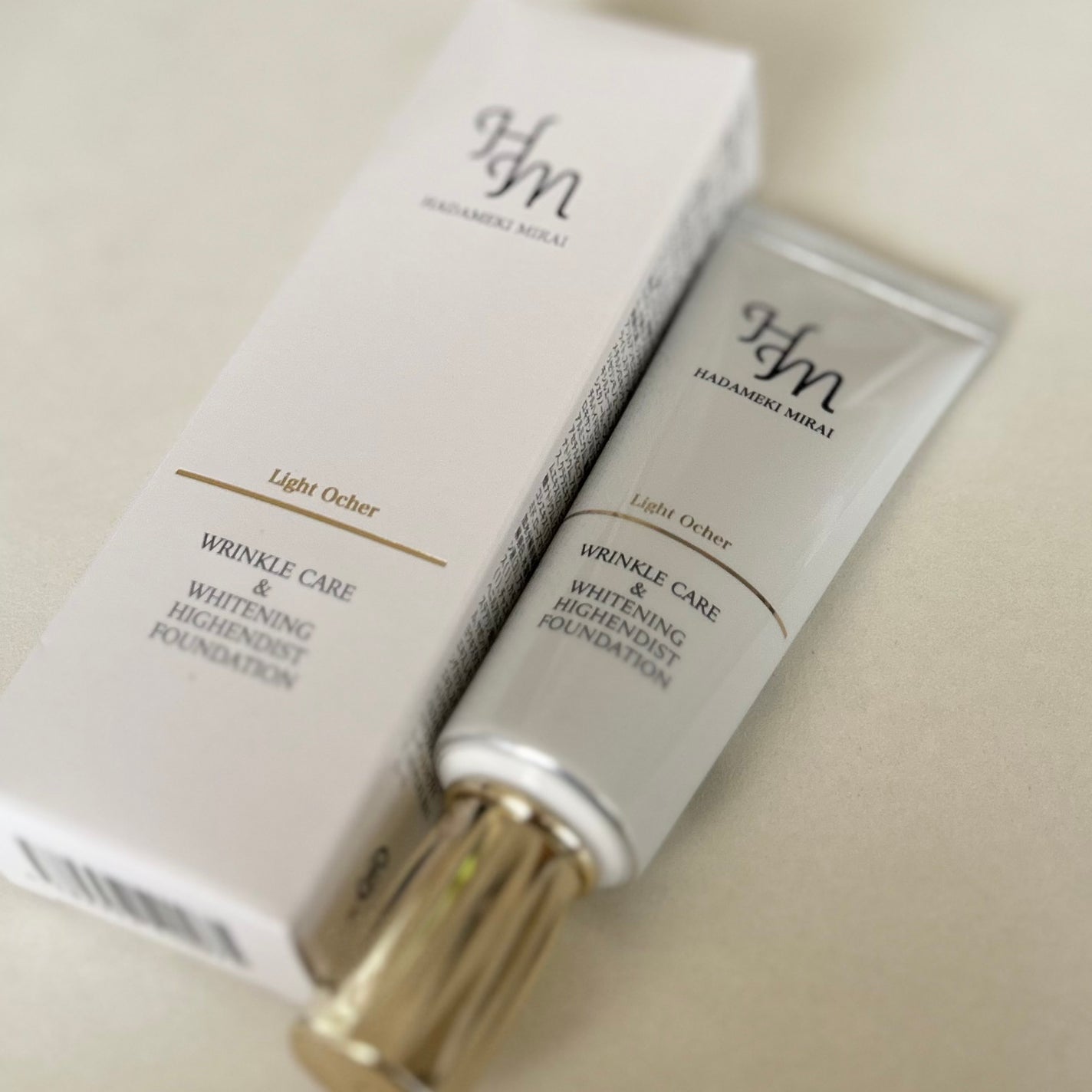 リンクルケア&ホワイトニング ハイエンディストファンデーション/ハダメキミライ/リキッドファンデーションを使ったクチコミ(1枚目)