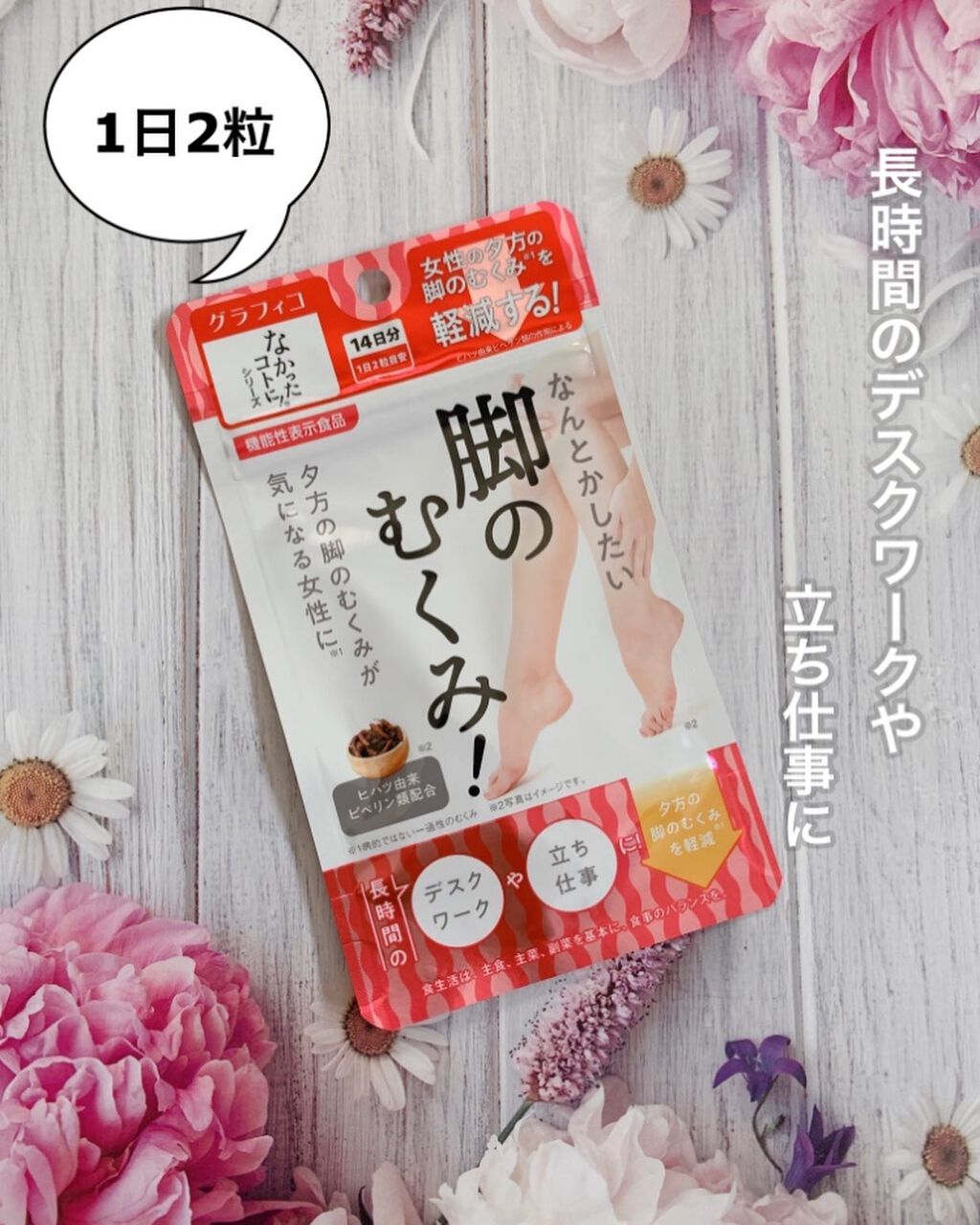 なんとかしたい 脚のむくみ！/なかったコトに！/健康サプリメントを使ったクチコミ（1枚目）