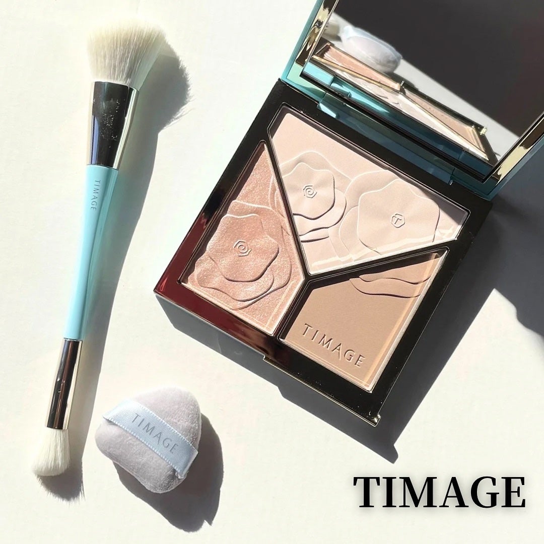 ハイライトシェーディングパレット/TIMAGE/パウダーハイライトを使ったクチコミ(1枚目)