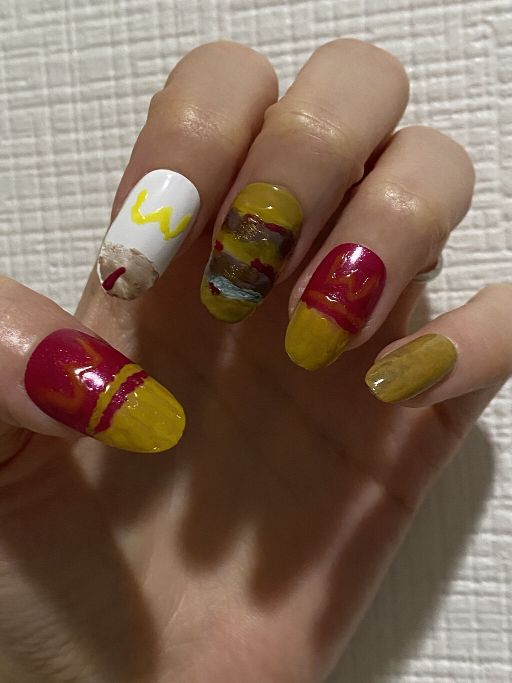 Somptueux(ソンプチュー) ネイルポリッシュ ST-NPN-01/DAISO/マニキュアを使ったクチコミ（2枚目）