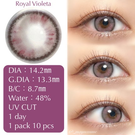 Lucir 1Day/mimundo/カラーコンタクトレンズを使ったクチコミ(2枚目)