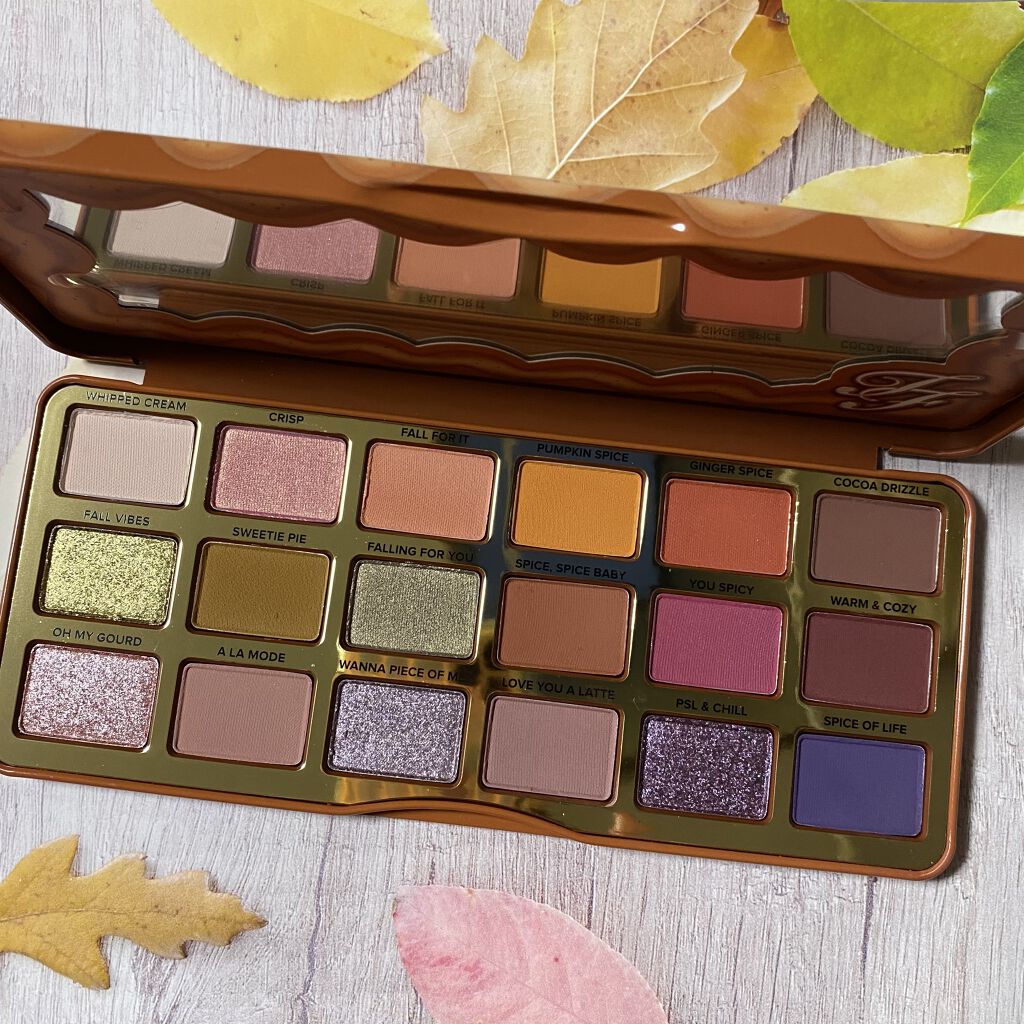 パンプキン スパイス アイシャドウ パレット(旧)/Too Faced/アイシャドウパレットを使ったクチコミ（2枚目）