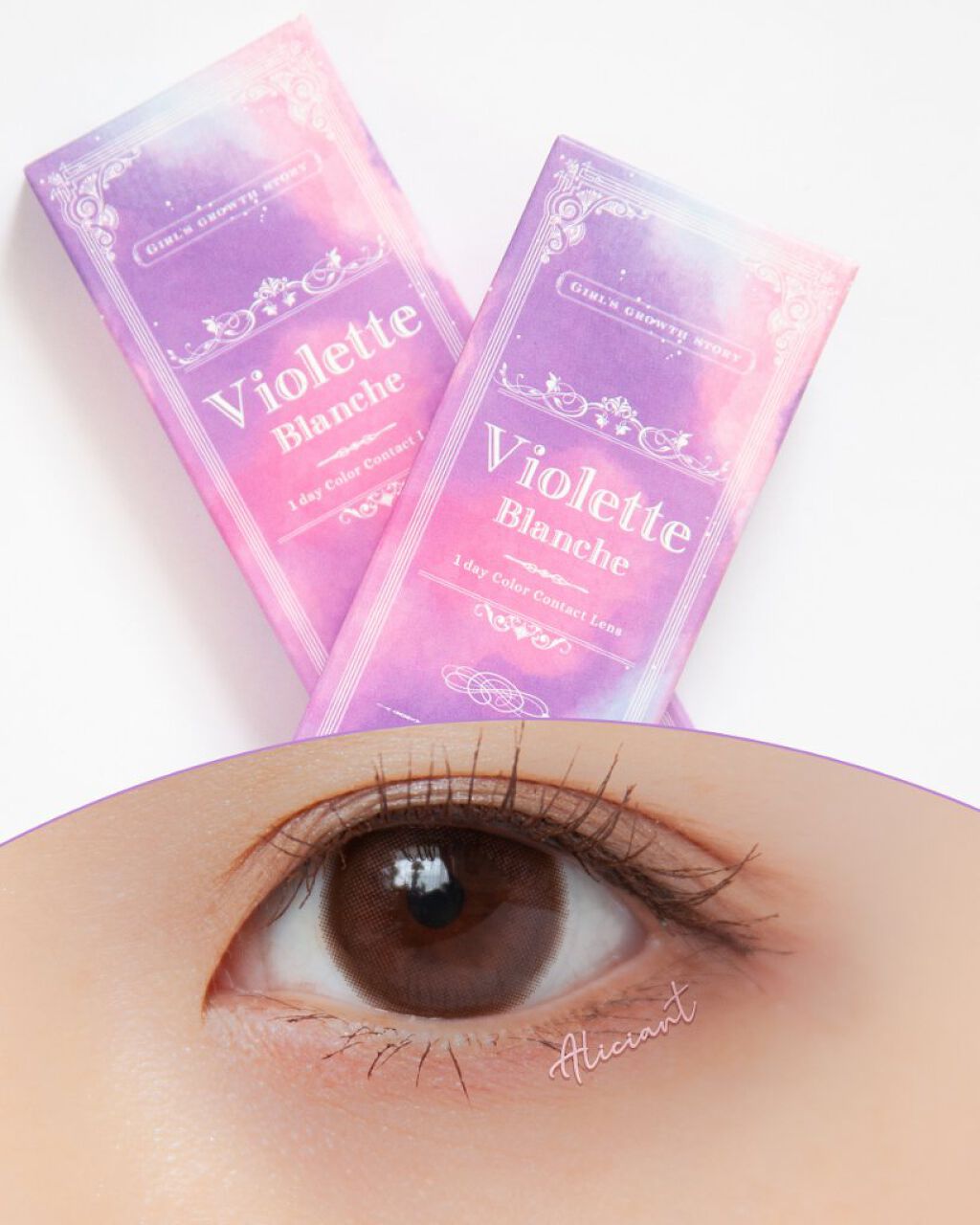 ヴィオレットブランシュ/ヴァイオレットブランシュ/カラーコンタクトレンズを使ったクチコミ（1枚目）
