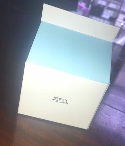 WHITE MILK CREAM/3CE/フェイスクリームを使ったクチコミ(1枚目)