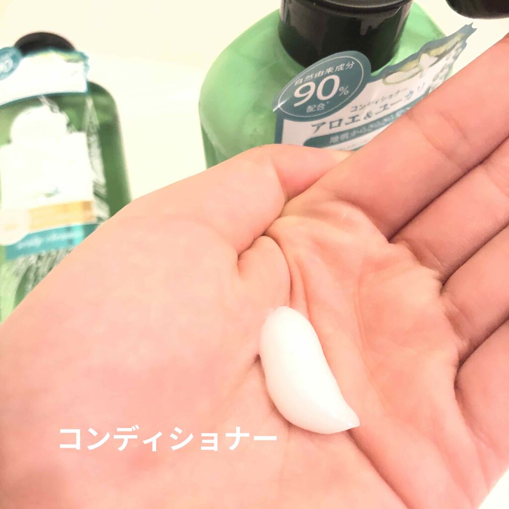 ビオリニュー アロエ＆ユーカリ シャンプー／コンディショナー/ハーバルエッセンス/市販シャンプーを使ったクチコミ（3枚目）