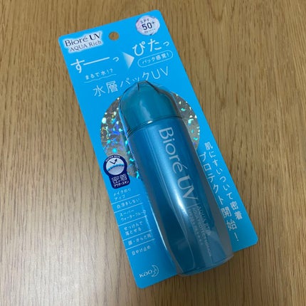 ビオレUVアクアリッチ アクアプロテクトローション(水層パックUV)/ビオレ/日焼け止め・UVケアを使ったクチコミ(1枚目)