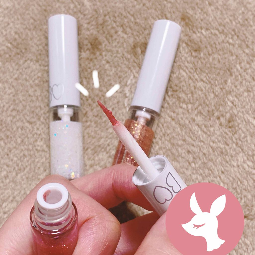 グリッターライナー/b idol/グリッターを使ったクチコミ（3枚目）