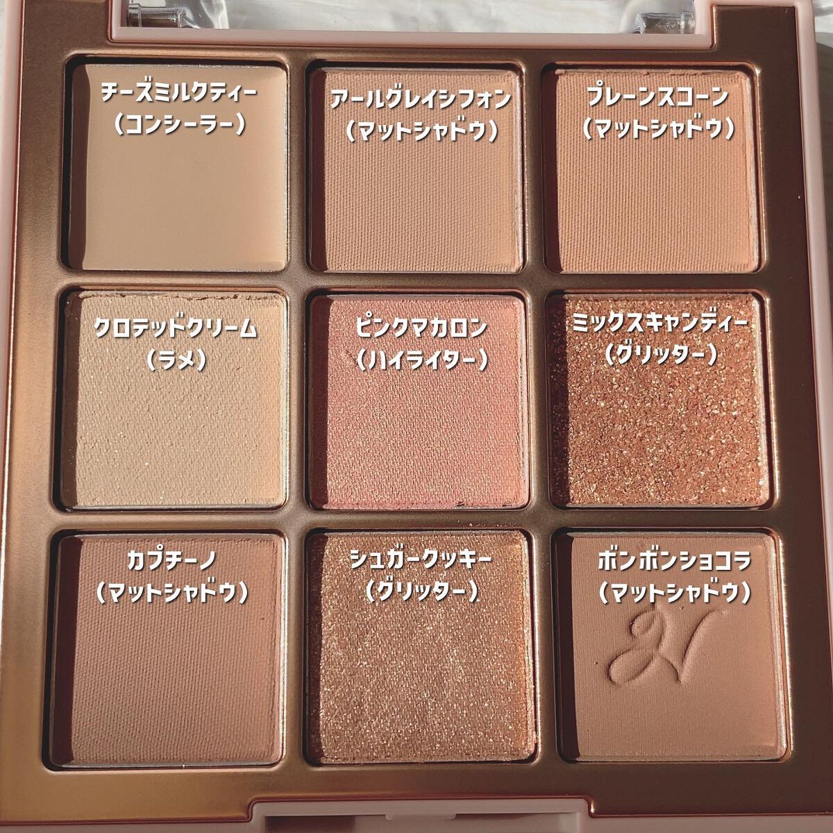 マルチアンダーアイパレット/hina cosmetics/アイシャドウパレットを使ったクチコミ(3枚目)