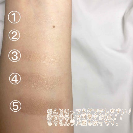 プレミアムガトーシャドウ/スウィーツ スウィーツ/アイシャドウパレットを使ったクチコミ(3枚目)