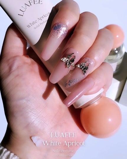 ソリッド パフューム ホワイトアプリコット/LUAFEE/練り香水を使ったクチコミ(6枚目)
