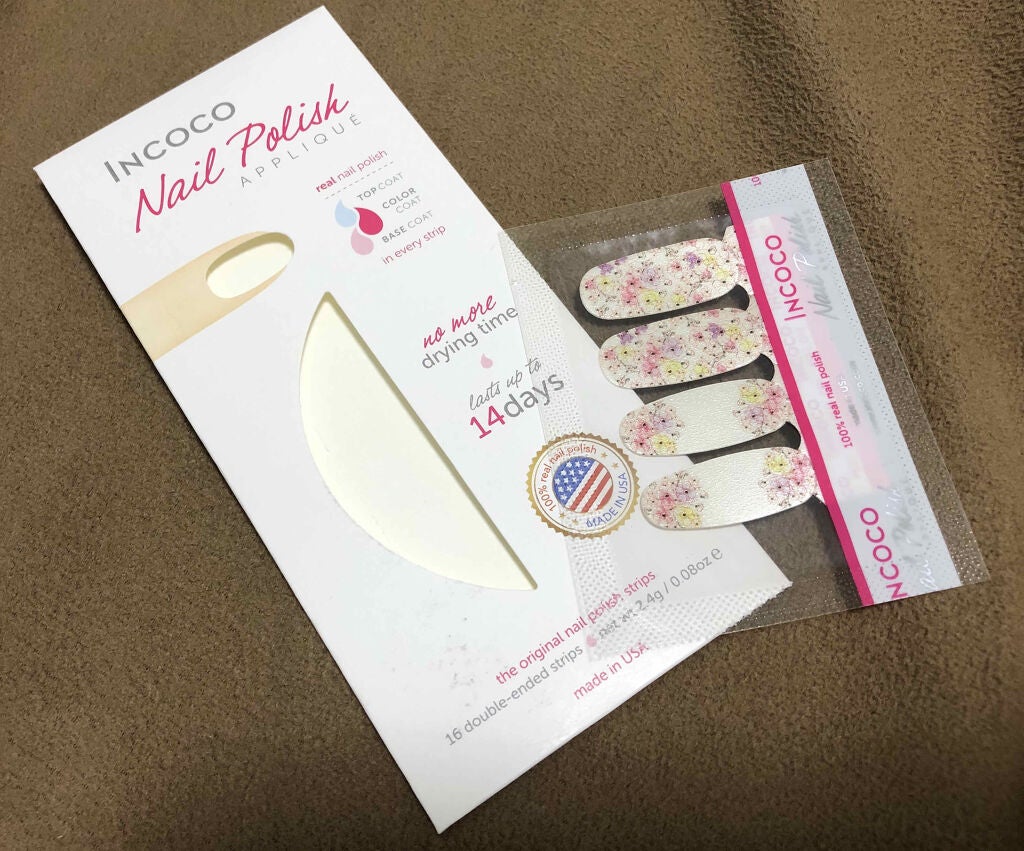 INCOCO インココ マニキュアシート/インココ/ネイルシールを使ったクチコミ(2枚目)
