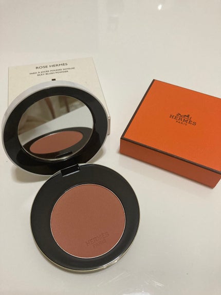 ローズ・エルメス ファー ア ジュ プードル ソワユーズ/エルメス/パウダーチークを使ったクチコミ(1枚目)