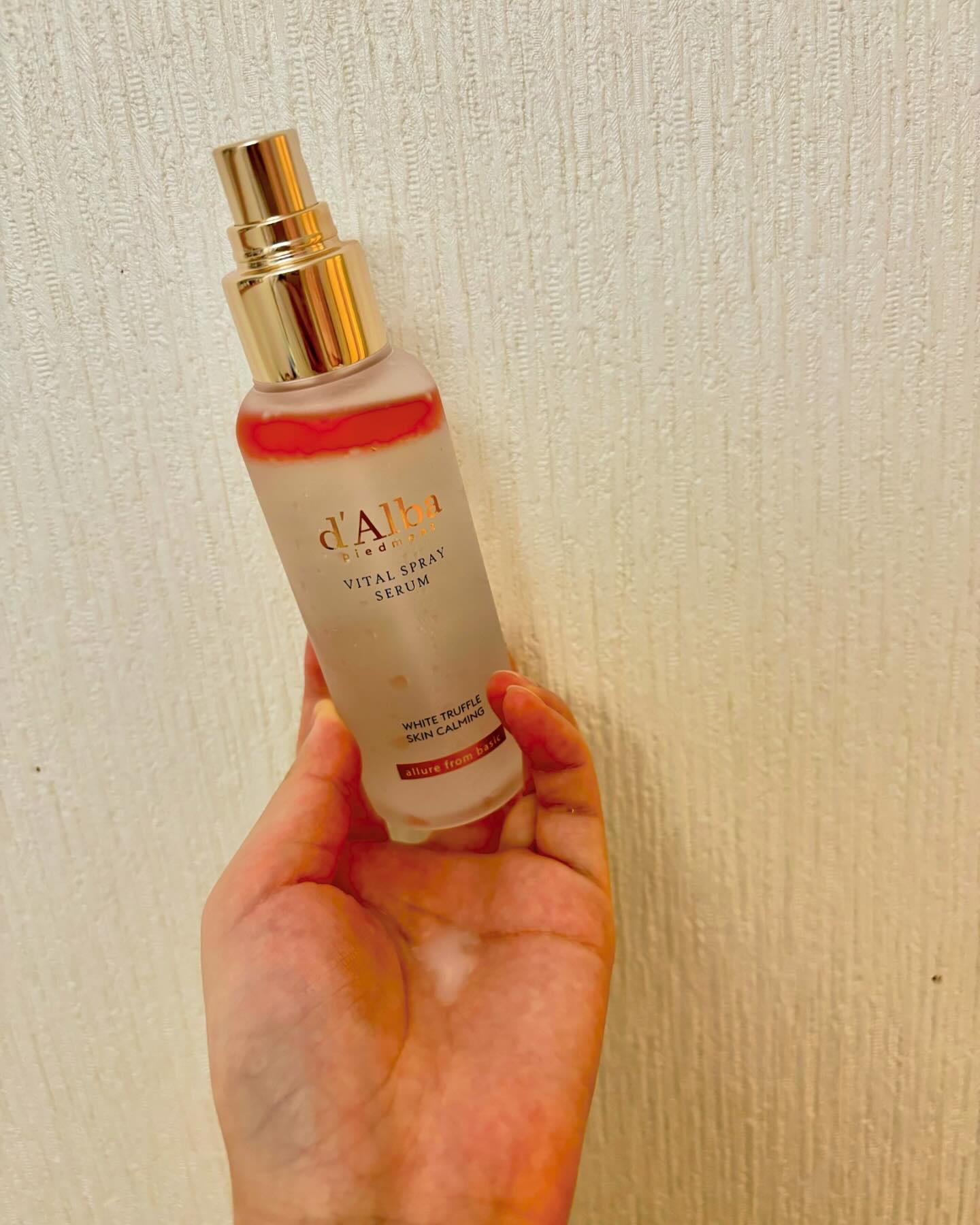 ダルバ ホワイトトリュフバイタルスプレーセラム/ダルバ/ミスト状化粧水を使ったクチコミ（3枚目）