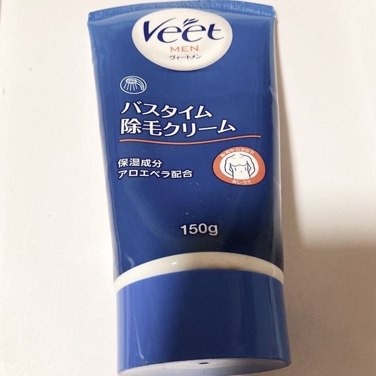 ヴィートメン バスタイム 除毛クリーム 敏感肌用/Veet/除毛クリームを使ったクチコミ（1枚目）