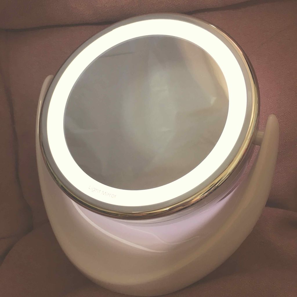 LEDライトミラー (AS-0678)/ニトリ/その他化粧小物を使ったクチコミ（2枚目）