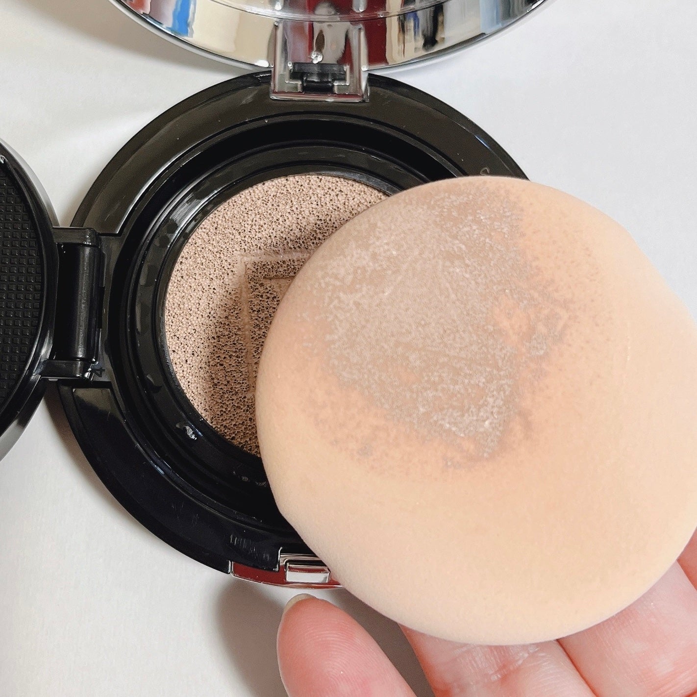 スキンソリューションスタークッション/FAU/クッションファンデーションを使ったクチコミ(4枚目)