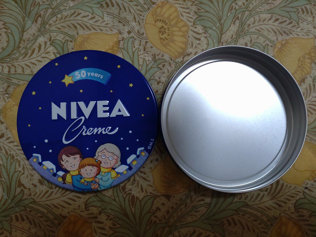 ニベアクリーム 限定デザイン 缶(生産終了）/ニベア/ボディクリームを使ったクチコミ（1枚目）