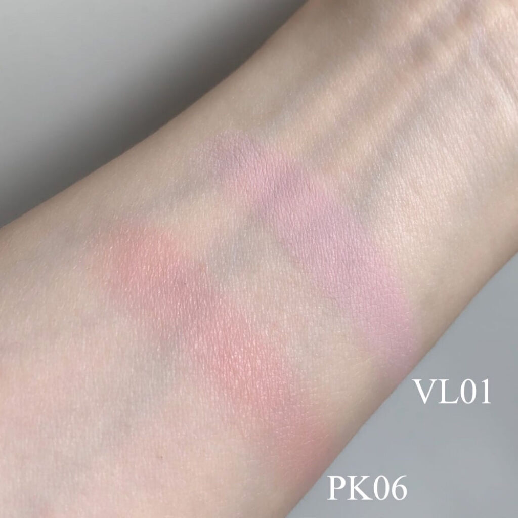 アピュー パステルブラッシャー VL01 ライラックコットン/A’pieu/パウダーチークを使ったクチコミ（3枚目）