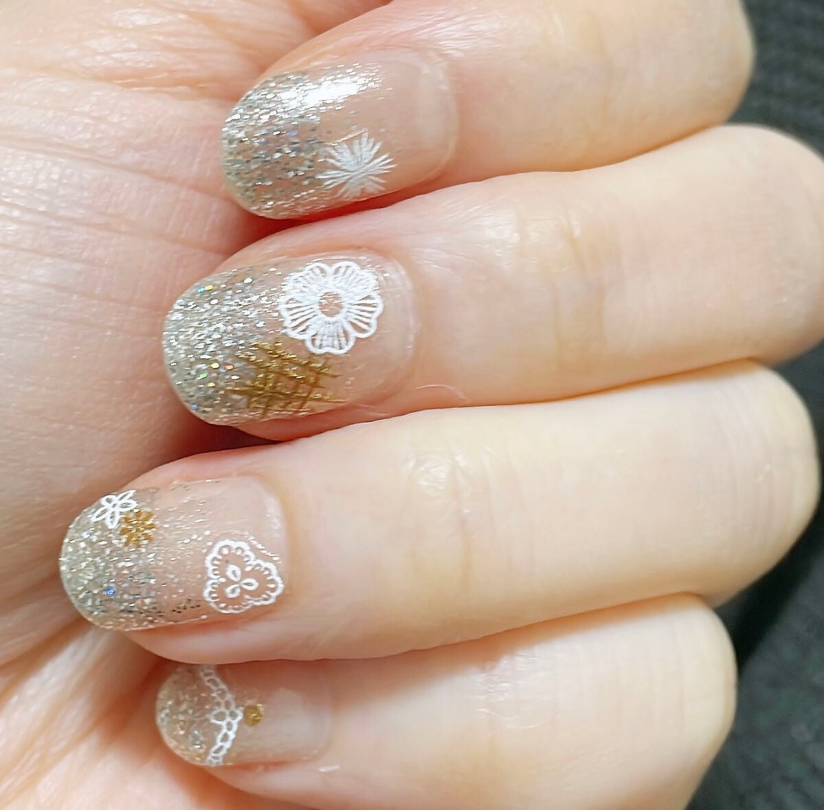 3Dネイルシール/DAISO/ネイルシールを使ったクチコミ(1枚目)