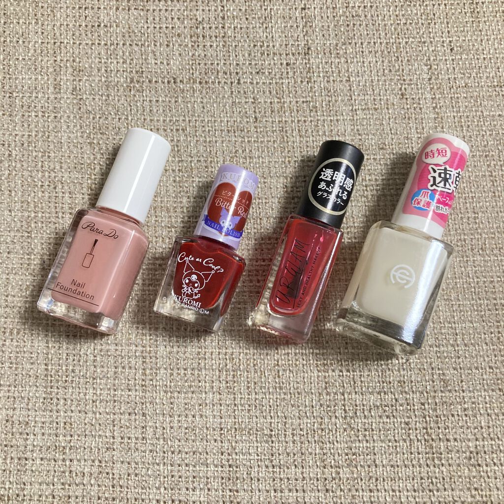 UR GLAM　COLOR NAIL SELECTION RD2＜グラスカラー＞/U R GLAM/マニキュアを使ったクチコミ（2枚目）