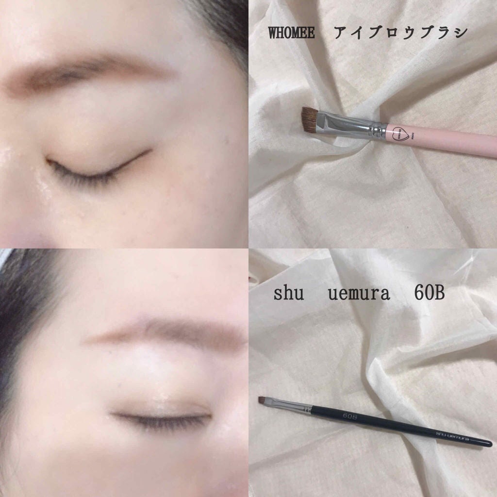 フーミー アイブロウブラシ 熊野筆/WHOMEE/メイクブラシを使ったクチコミ(3枚目)