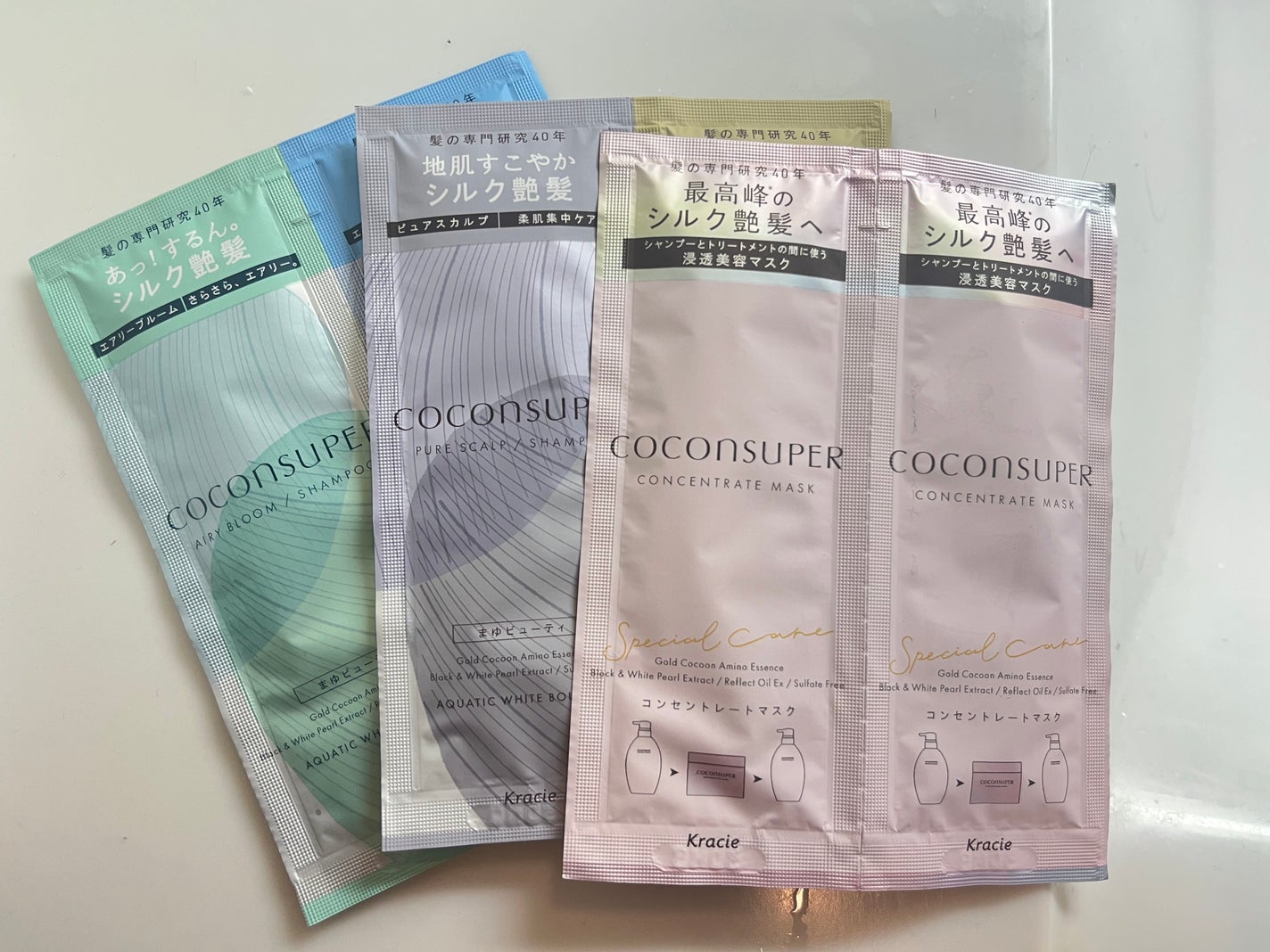 インナーコンフォートシャンプー/インテンシブリペアトリートメント(エアリーブルーム)/ココンシュペール/市販シャンプーを使ったクチコミ(1枚目)