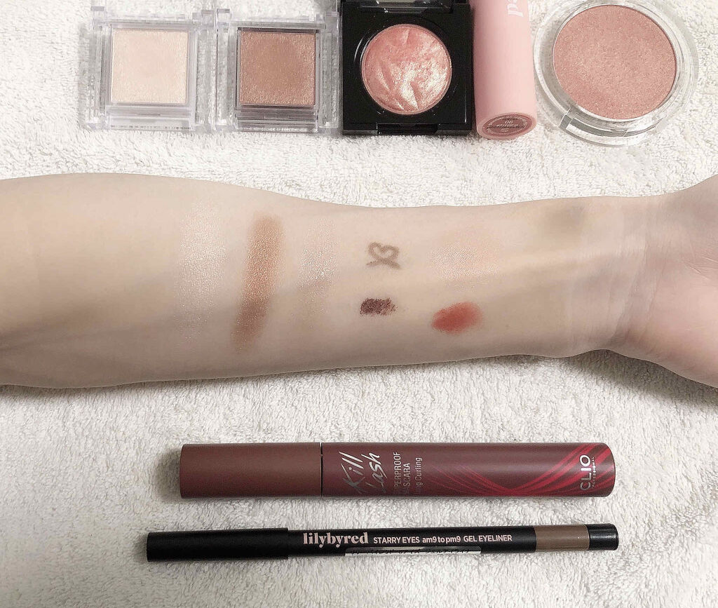 Starry Eyes Am9 to Pm9 Gel Eyeliner 13 #Caramel Brown/lilybyred/ジェルアイライナーを使ったクチコミ（3枚目）