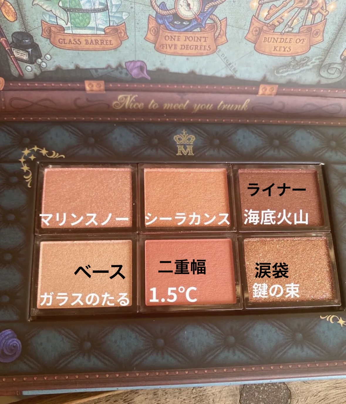 ナイストゥミーチュートランク/MAJOLICA MAJORCA/アイシャドウパレットを使ったクチコミ（3枚目）