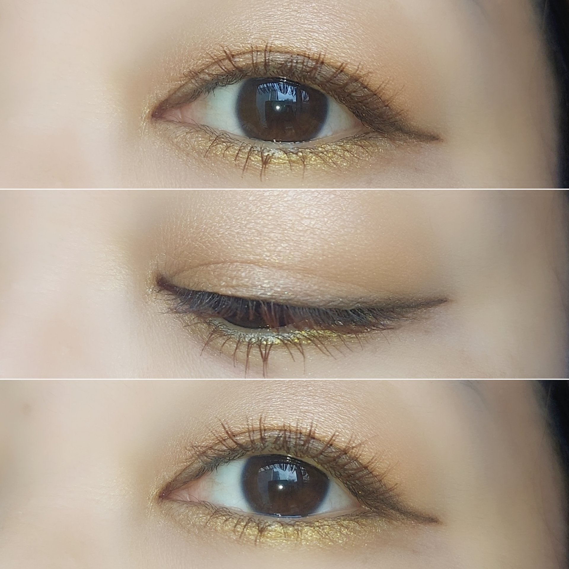 エトワルローズ 4色アイシャドウ 10 ミエル/Étoile Rose/アイシャドウパレットを使ったクチコミ（3枚目）