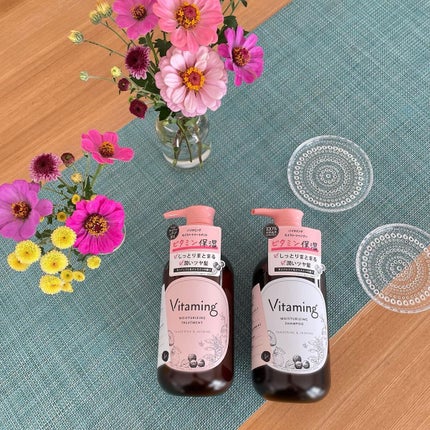 モイストシャンプー/トリートメント(タンジェリン&ジャスミンの香り)/Vitaming/市販シャンプーを使ったクチコミ(6枚目)