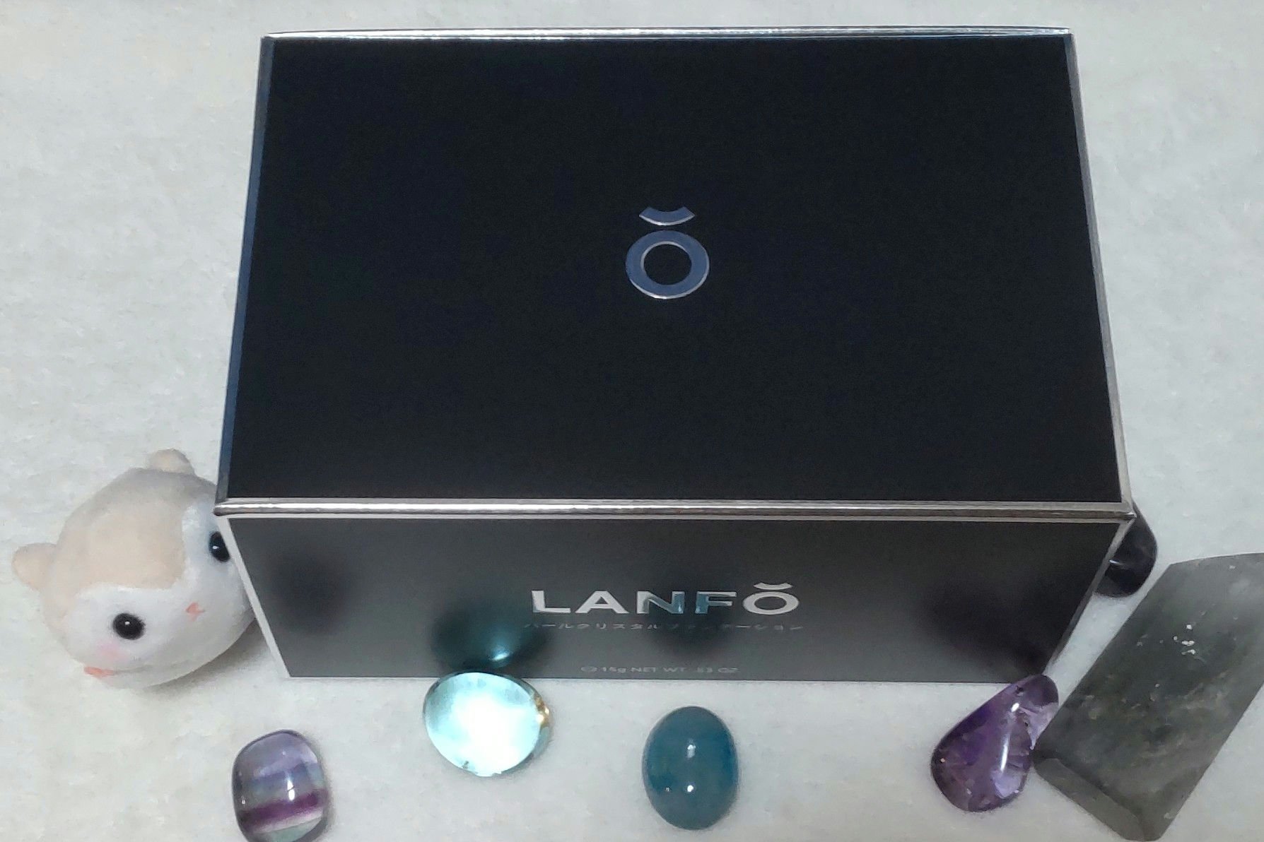 パールクリスタルファンデーション/LANFO/クッションファンデーションを使ったクチコミ（1枚目）