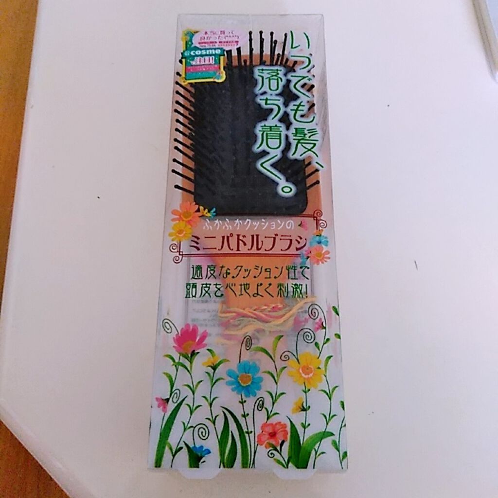ふかふかクッションのミニパドルブラシ/マペペ/ヘアブラシを使ったクチコミ(3枚目)