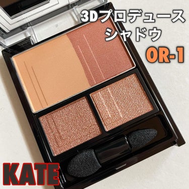 3Dプロデュースシャドウ OR-1 クラッシーフォルム/KATE/アイシャドウパレットを使ったクチコミ（1枚目）