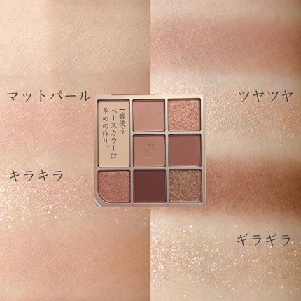 ぴーちゃん🧡インスタでコメント返信 on LIPS 「グリッター入で物足りない感のないヌード系パレット♡♡#Hear..」(4枚目)