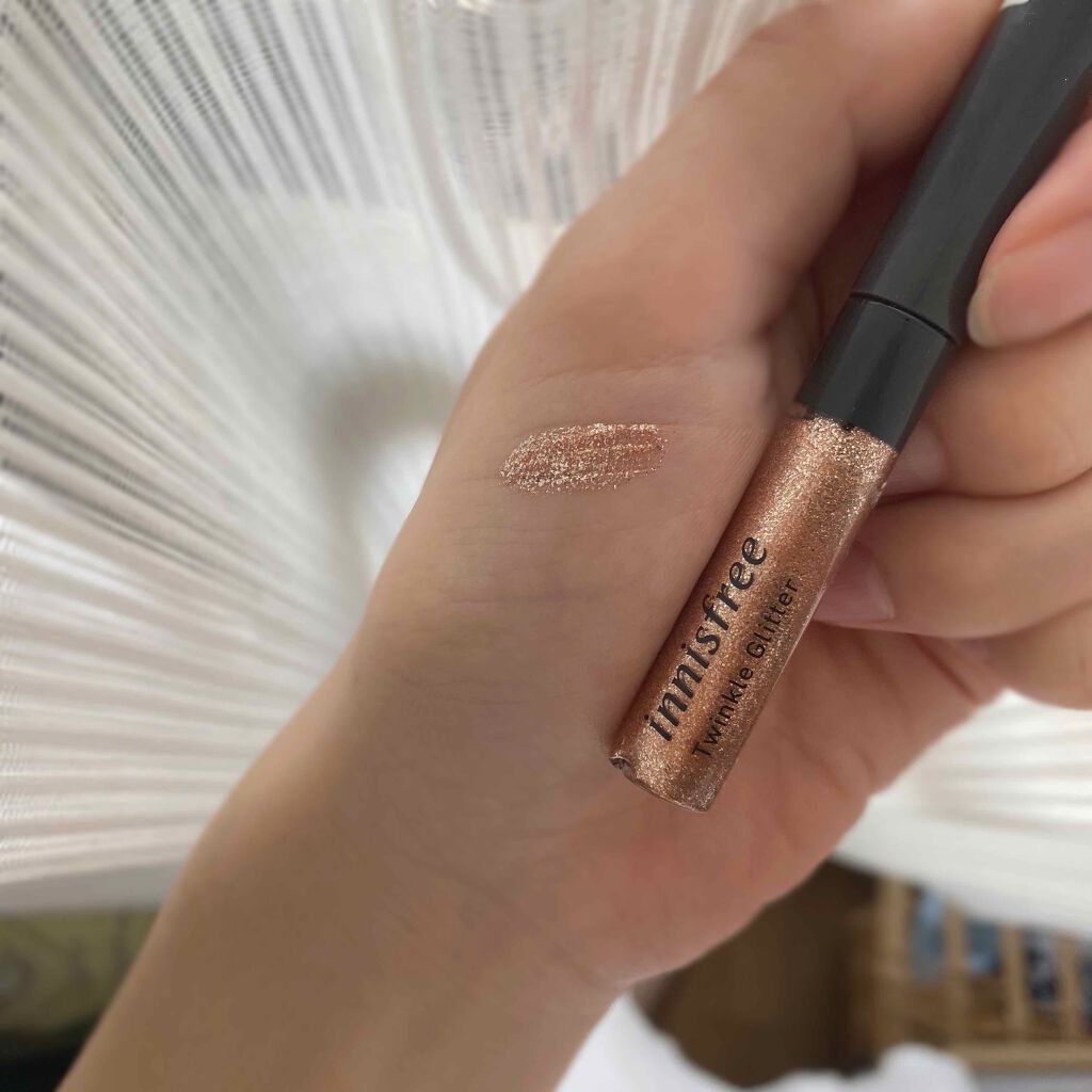 トゥインクル グリッター/innisfree/リキッドアイライナーを使ったクチコミ（1枚目）