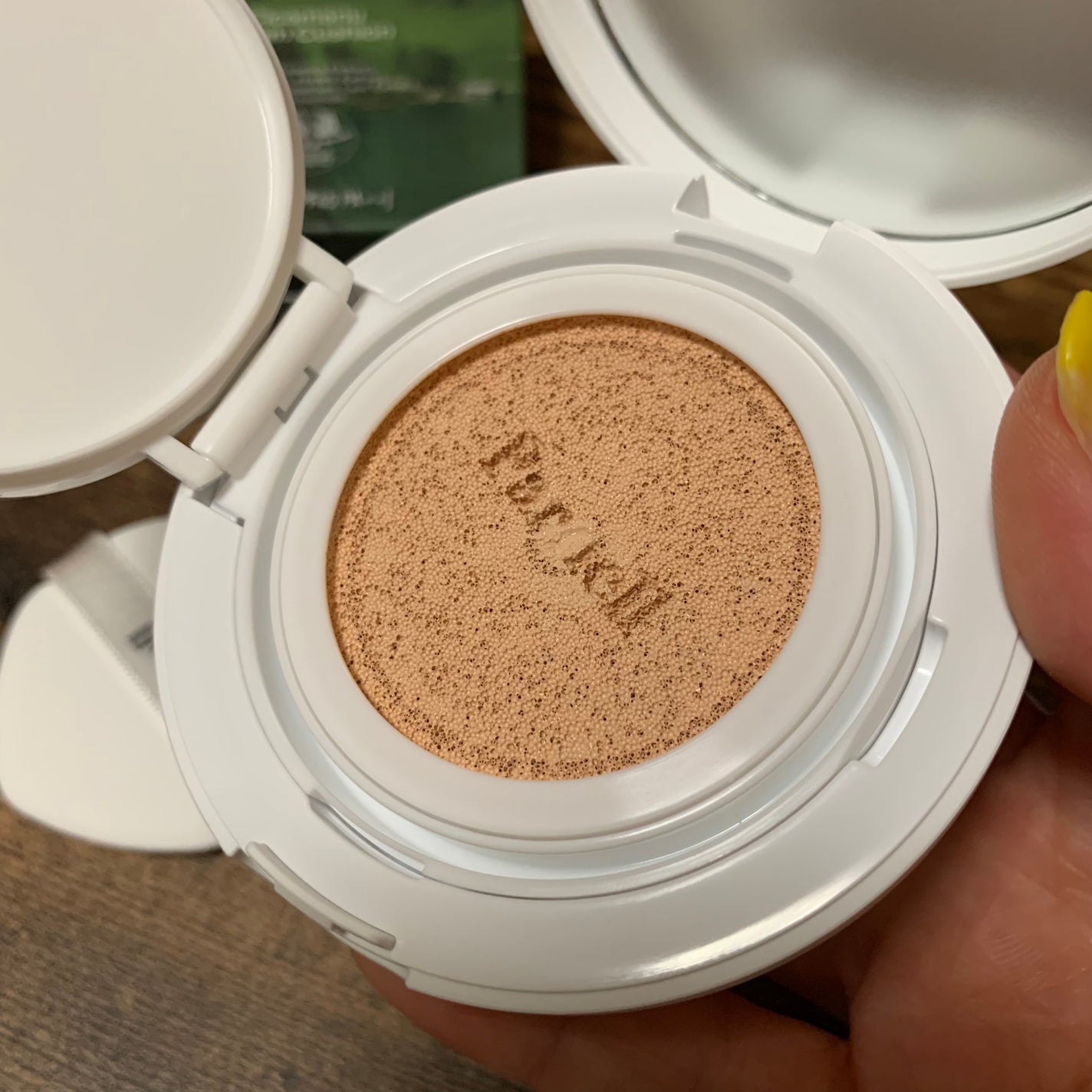 シカマヌ セラム クッションファンデ/parnell/クッションファンデーションを使ったクチコミ(1枚目)