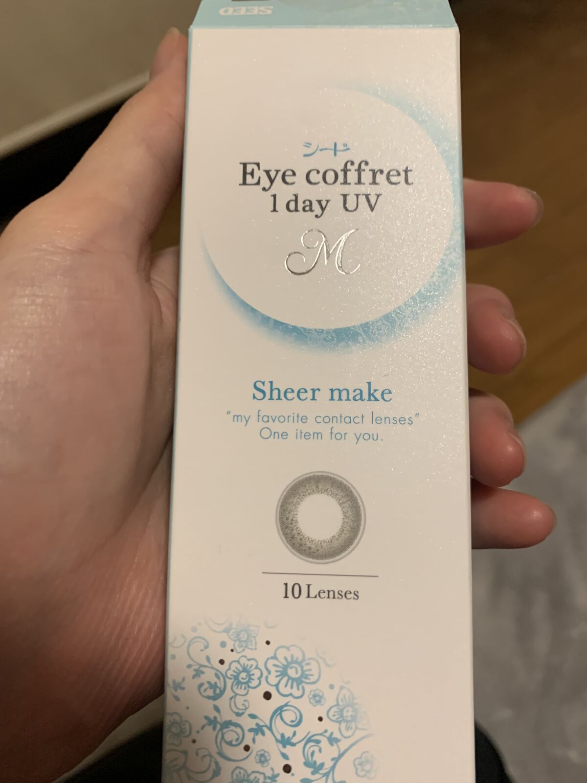 アイコフレ ワンデー UV M シアーメイク 10枚入/シード/ワンデー（１DAY）カラコンを使ったクチコミ（1枚目）