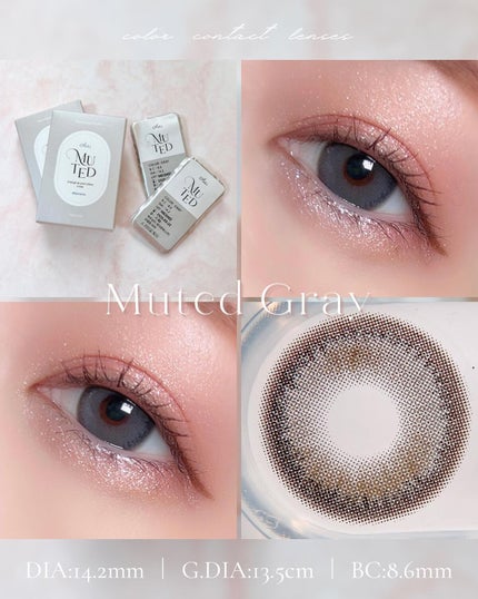 ミューテッド/OLOLA/カラーコンタクトレンズを使ったクチコミ(3枚目)