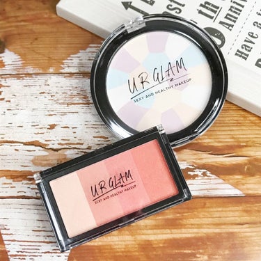 UR GLAM　MARBLE FACE POWDER/U R GLAM/プレストパウダーを使ったクチコミ（1枚目）