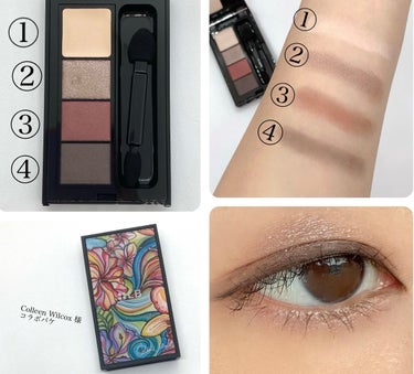 LB スパークリングリッチシャドウのクチコミ「【LB cosmetics】
#スパークリングリッチシャドウ

Colleen Wilcox .....」（2枚目）