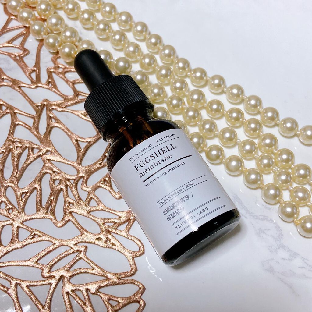 つむぎ 卵殻膜美容液/つむぎコスメ/美容液を使ったクチコミ(3枚目)