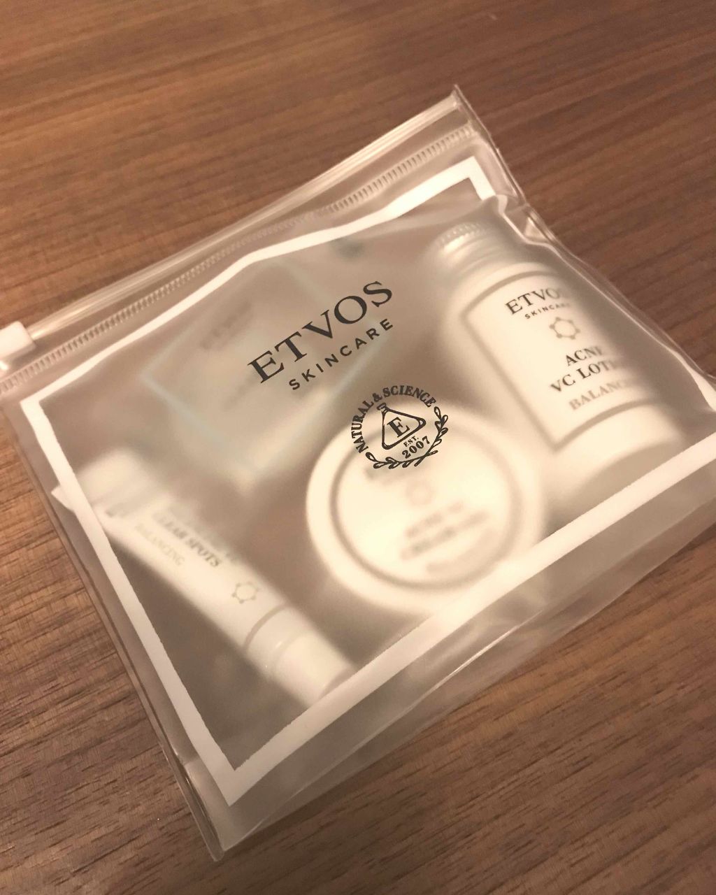 バランシングライントラベルセット/エトヴォス/トライアルキットを使ったクチコミ（1枚目）