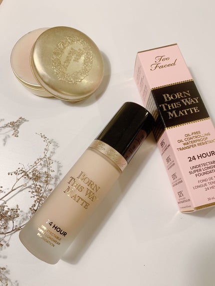 ボーン ディス ウェイ アンディテクタブル 24H マット ファンデーション/Too Faced/リキッドファンデーションを使ったクチコミ(1枚目)