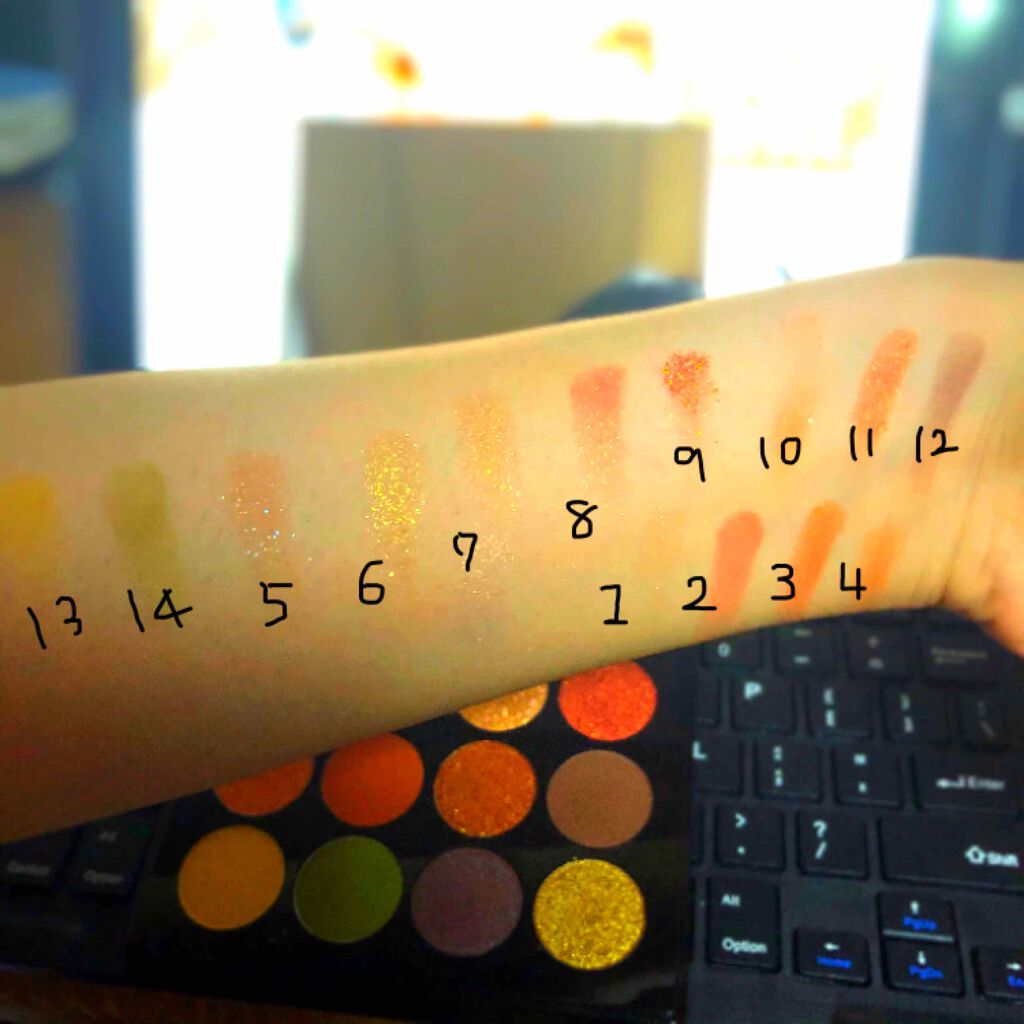 大英博物館 エジプトシリーズ アイシャドウパレット/ZEESEA/アイシャドウパレットを使ったクチコミ(2枚目)