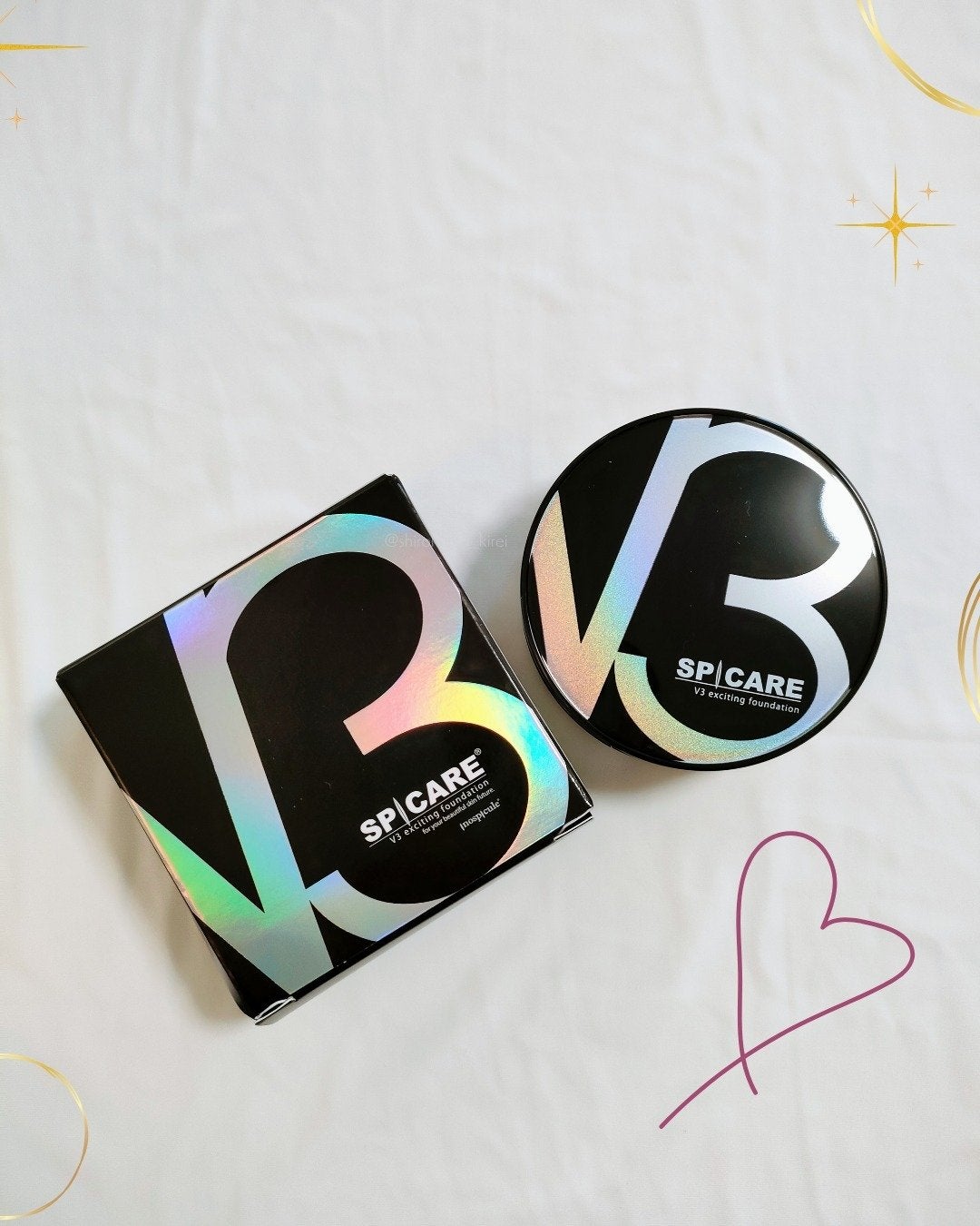 V3 エキサイティングファンデーション/SPICARE/クッションファンデーションを使ったクチコミ(7枚目)