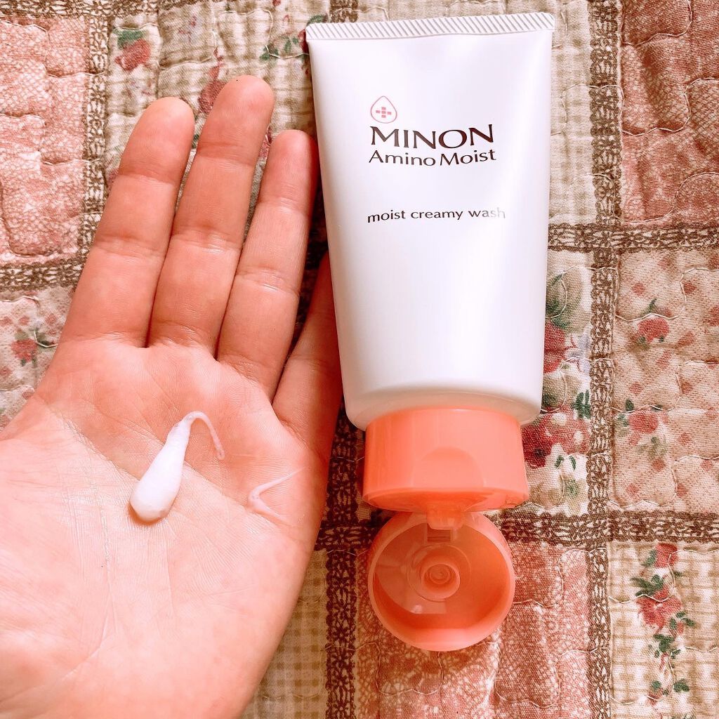 アミノモイスト モイストクリーミィ ウォッシュ/ミノン/洗顔フォームを使ったクチコミ(2枚目)