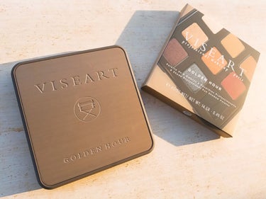 VISEART Golden Hour Eyeshadow Paletteのクチコミ「       🌕🌛【VISEART professional make-up paris】🌛🌕.....」（1枚目）