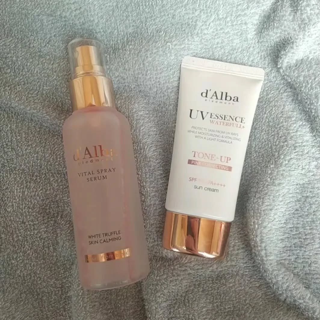 ウォータフルトーンアップサンクリーム/ダルバ/日焼け止めクリームを使ったクチコミ（2枚目）