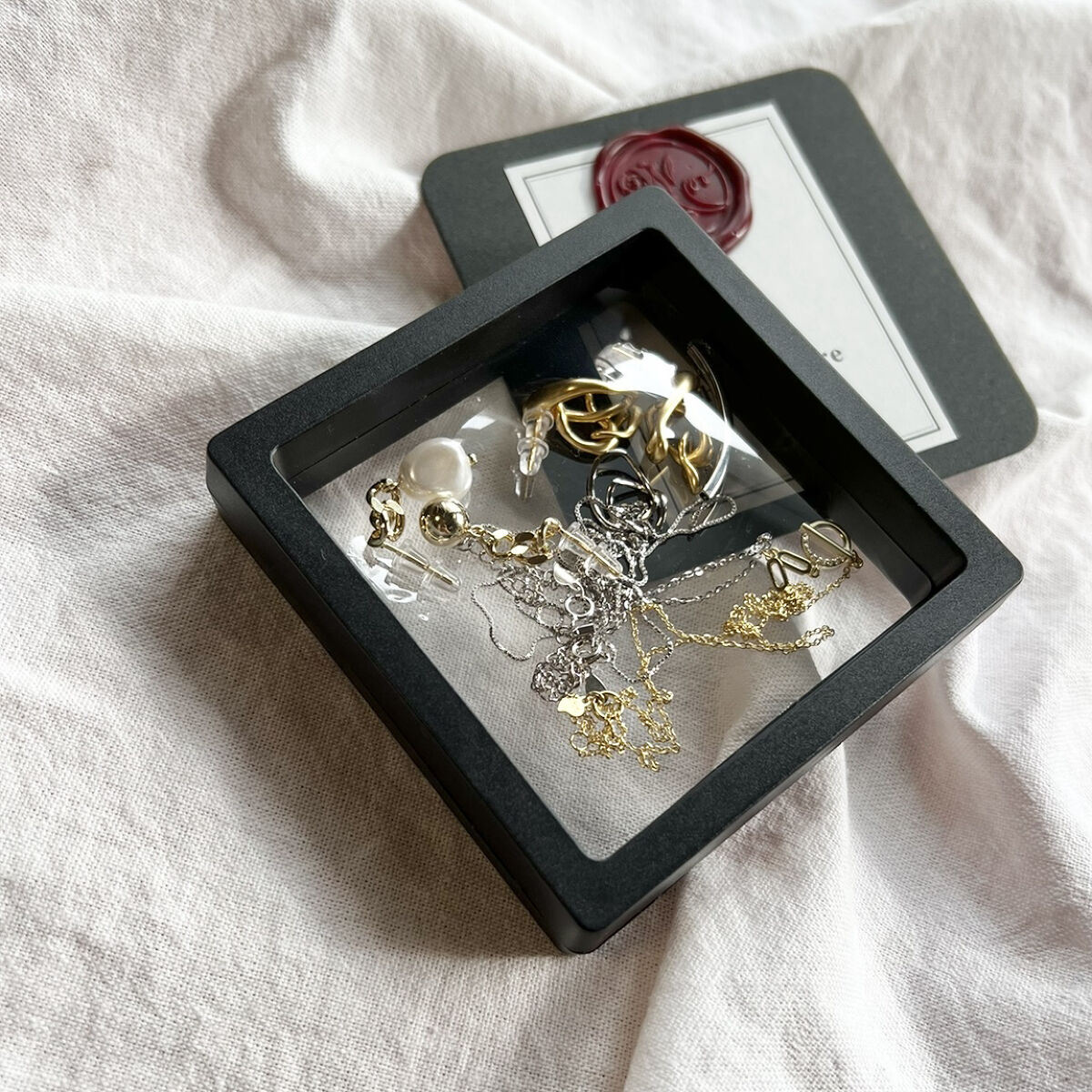 Charmystere カーブシンプルネックレス