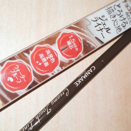 クリーミータッチライナー/キャンメイク/ジェルアイライナーを使ったクチコミ(1枚目)